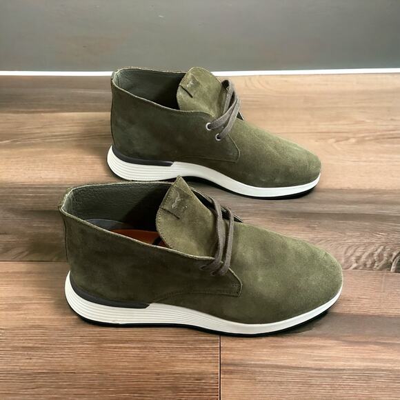 Wolf & Shepherd New W/Out Box Mens Leather Upper Lace Up Green Boot Size Various - Picture 2 of 7